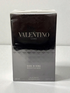 Valentino Uomo Born In Roma Rockstud Noir EDT For Men 3.4 Fl Oz