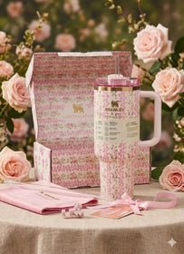 Stanley x LoveShackFancy Quencher 40 oz Blooming Heirloom Edition Tumbler – New