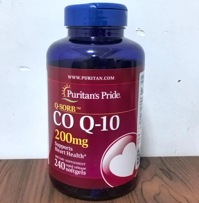 Puritan's Pride Coenzyme CoQ10, Dietary Supplement 200mg - 240 Softgels (Pack of 1)