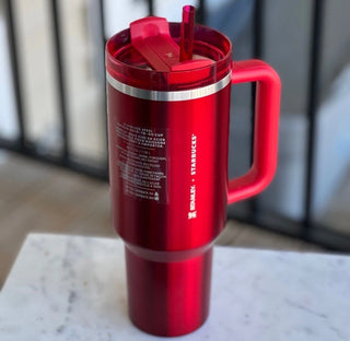 Stanley x Starbucks Holiday Red 40 oz Tumbler Cup – 2023 Limited Edition