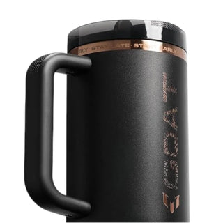 Messi x Stanley Quencher ProTour Flip Straw Tumbler 40 oz Limited Edition Black
