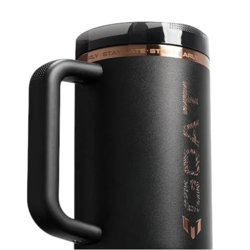 Messi x Stanley Quencher ProTour Flip Straw Tumbler 40 oz Limited Edition Black