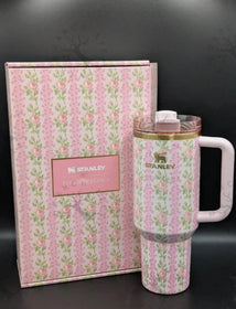 Stanley x LoveShackFancy Quencher 40 oz Blooming Heirloom Edition Tumbler – New