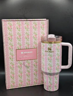 Stanley x LoveShackFancy Quencher 40 oz Blooming Heirloom Edition Tumbler – New